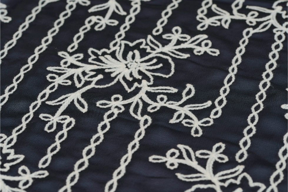 Embroidery on Chiffon - 29